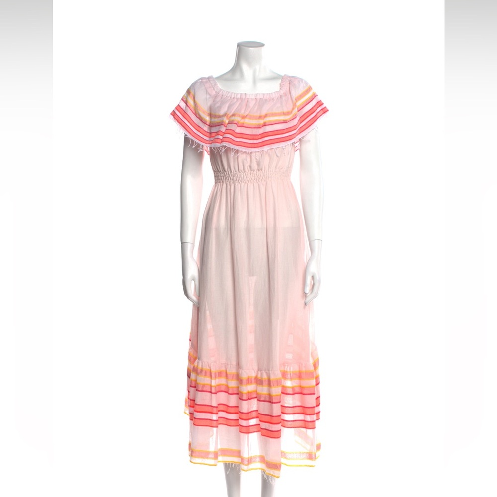 Lem Lem striped midi length coverup dress NWOT